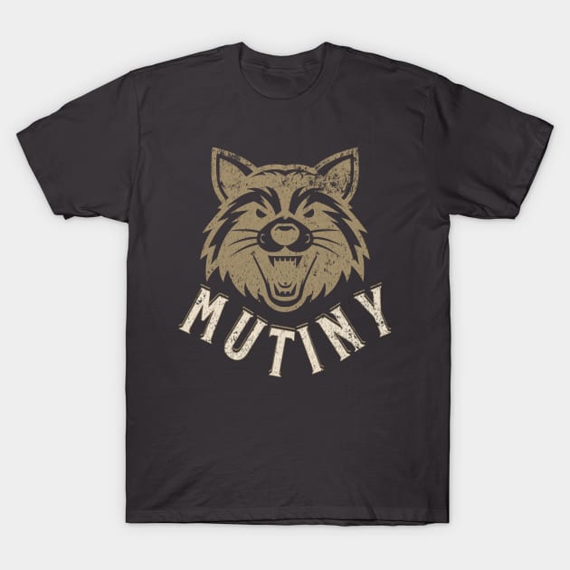 Mutiny Raccoon T-Shirt by lakokakr